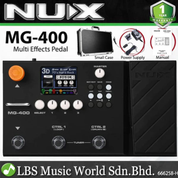 NUX MG-400 Modeling Guitar and Bass Processor