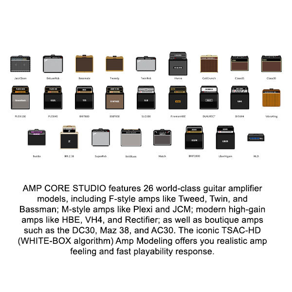 NUX Amp Core Studio Amp Modeler & IR Pedal