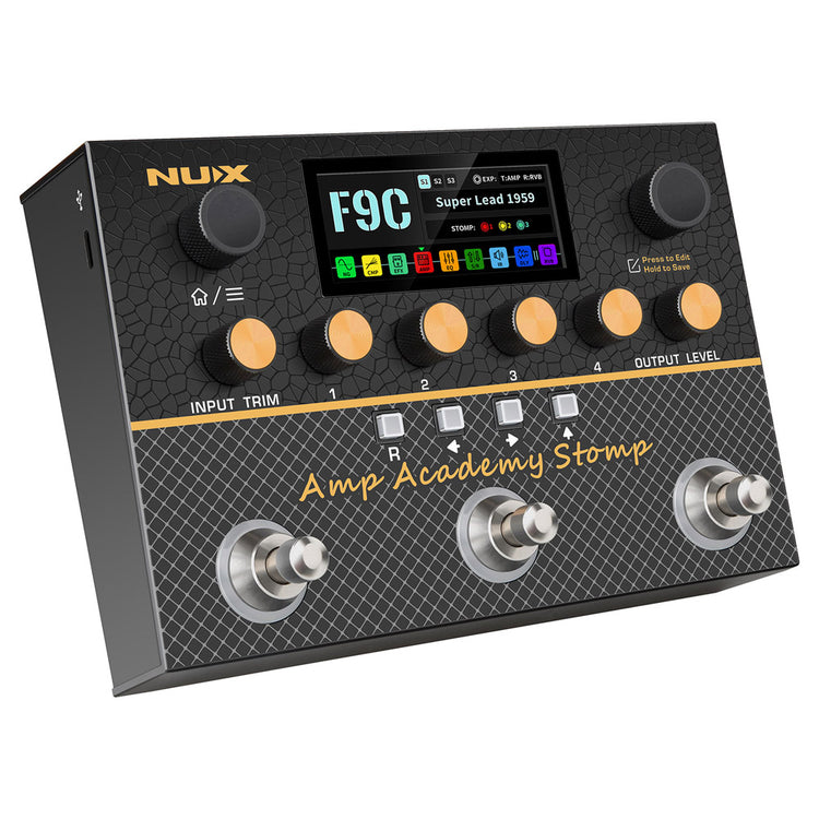 NUX Amp Academy Stomp Amp Modeler & Multi-Effects Pedal