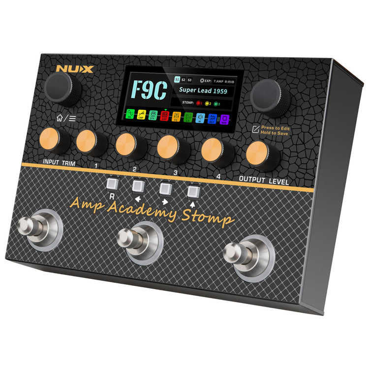 NUX Amp Academy Stomp Amp Modeler & Multi-Effects Pedal