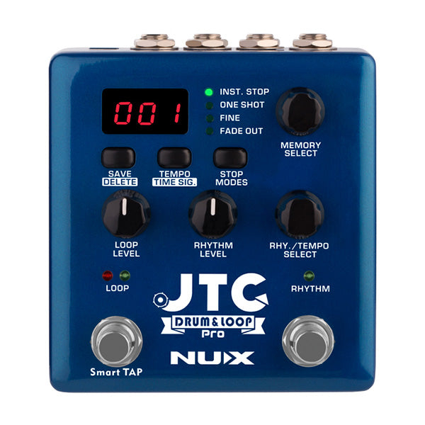 NUX JTC Drum & Loop Pro Dual Switch Looper Pedal