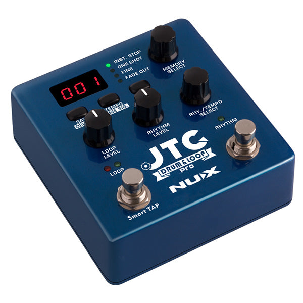 NUX JTC Drum & Loop Pro Dual Switch Looper Pedal