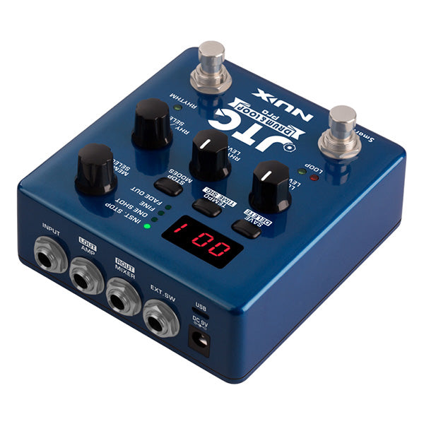 NUX JTC Drum & Loop Pro Dual Switch Looper Pedal