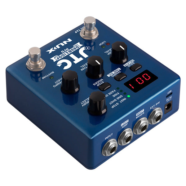 NUX JTC Drum & Loop Pro Dual Switch Looper Pedal