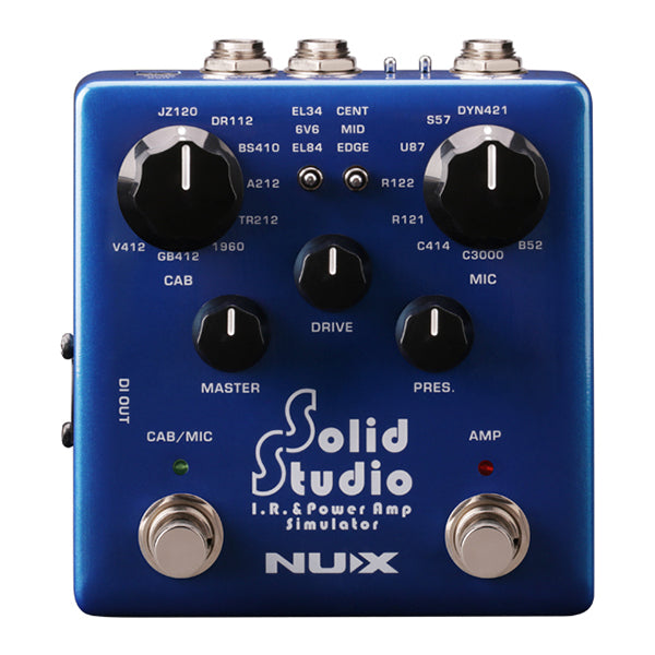 NUX Solid Studio IR & Power Amp Simulator Pedal