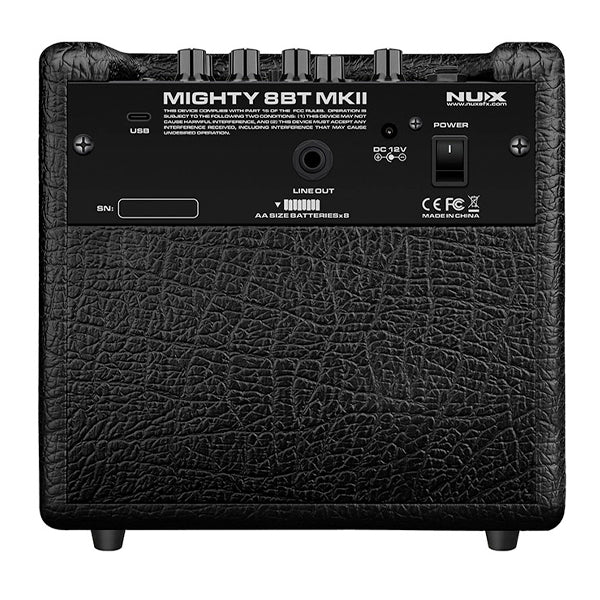 NUX Mighty 8BT MKII Portable Modeling Guitar Amplifier