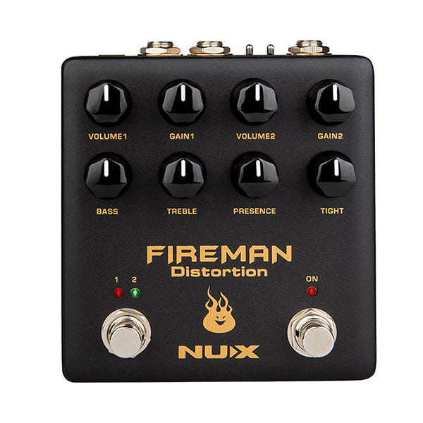 NUX Fireman Dual Channel Brown Sound Distortion Pedal