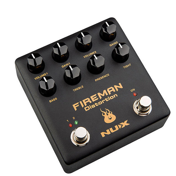 NUX Fireman Dual Channel Brown Sound Distortion Pedal