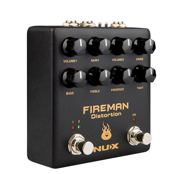 NUX Fireman Dual Channel Brown Sound Distortion Pedal