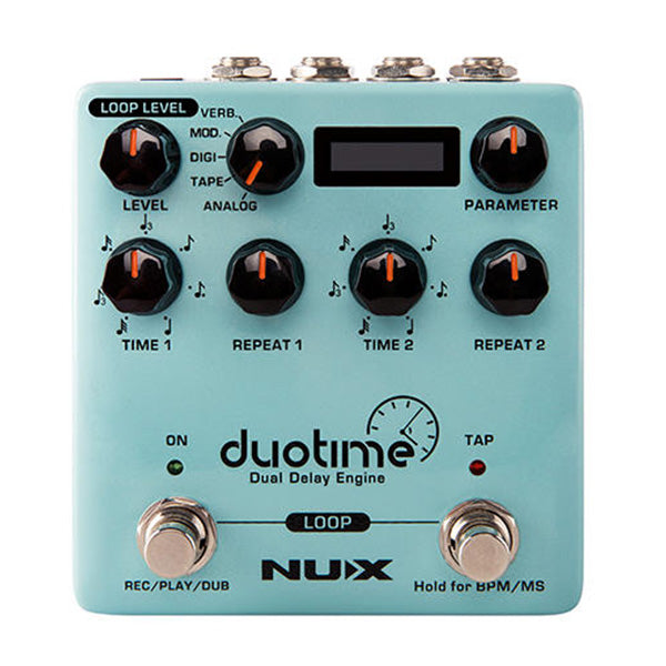 NUX Duotime Dual Delay Engine Pedal