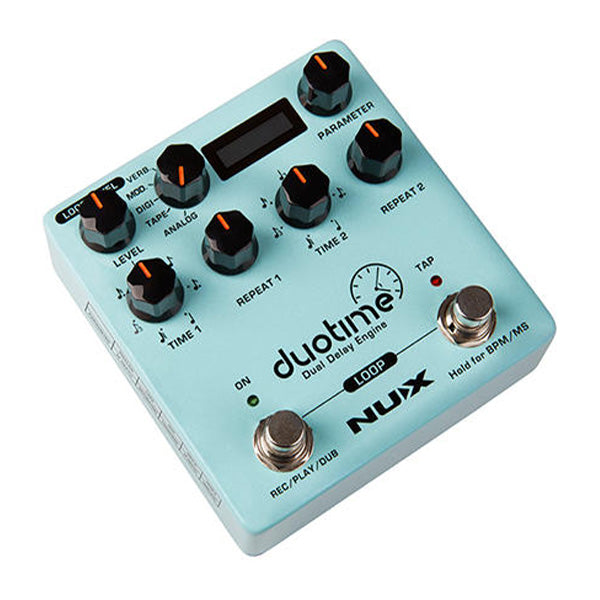 NUX Duotime Dual Delay Engine Pedal
