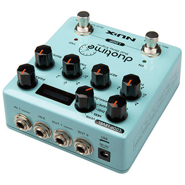 NUX Duotime Dual Delay Engine Pedal