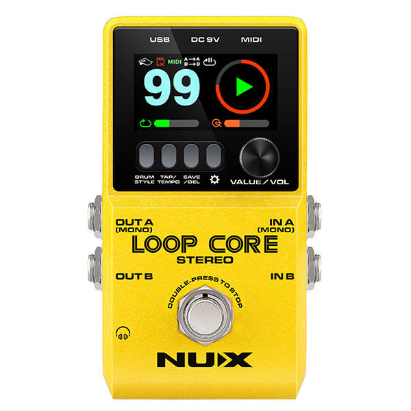 NUX Loop Core Stereo Stereo Looper Pedal