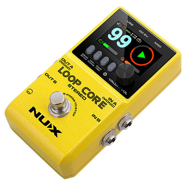 NUX Loop Core Stereo Stereo Looper Pedal