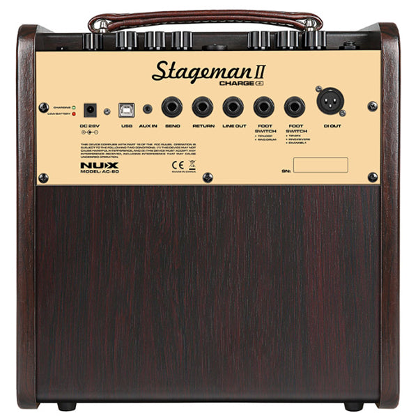 NUX AC-80 Battery-Powered Acoustic Guitar Amplifier