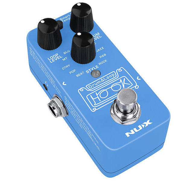 NUX HOOK Drum Machine & Phrase Looper Pedal
