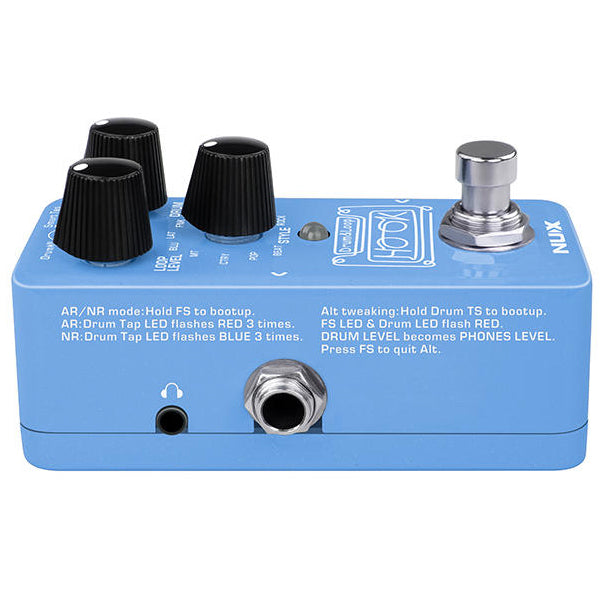 NUX HOOK Drum Machine & Phrase Looper Pedal