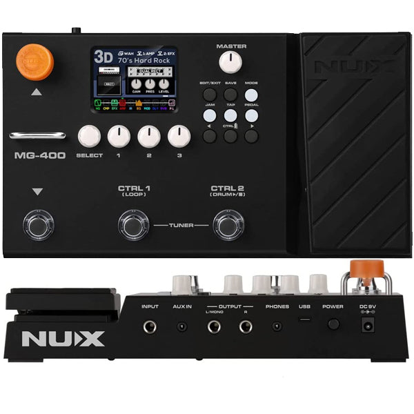 NUX MG-400 Multi-Effects Modeling Guitar & Bass Processor