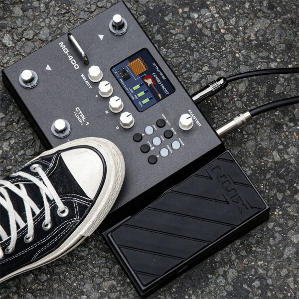 NUX MG-400 Multi-Effects Modeling Guitar & Bass Processor