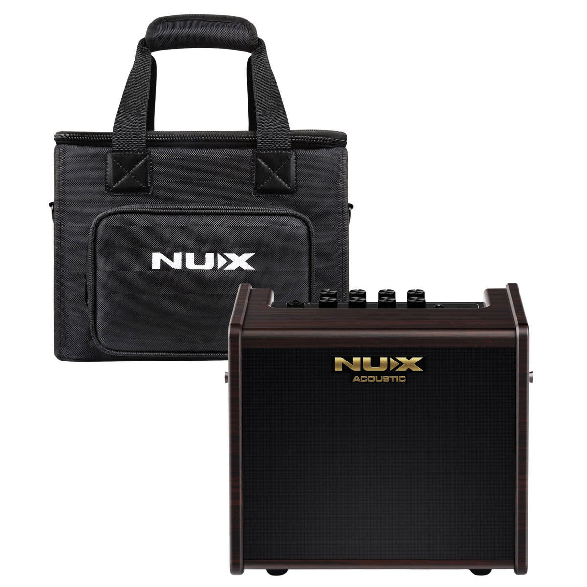 NUX AC-25 Portable Battery-Operated Acoustic Guitar Amplifier