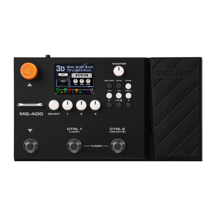 NUX MG-400 Multi-Effects Modeling Guitar & Bass Processor
