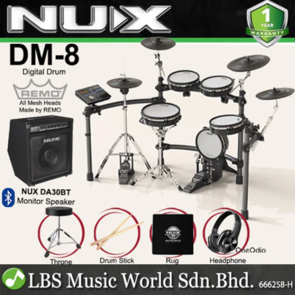 NUX DM-8 5 Digital Electronic Drum Set